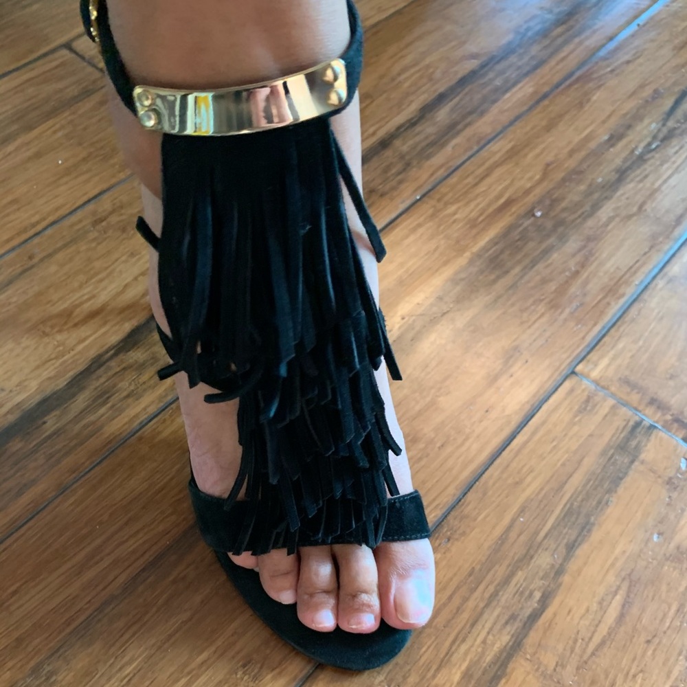 Black high heels